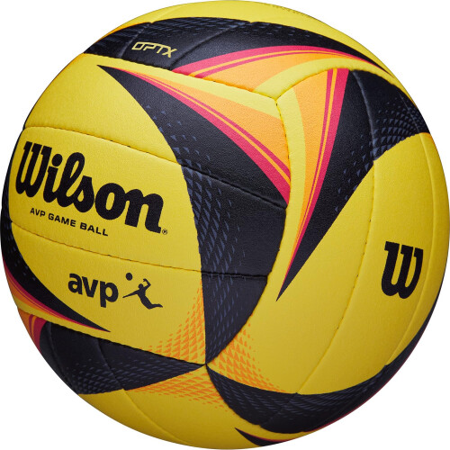 Wilson Wilson OPTX AVP GAME BALL, Yellow/Black 2