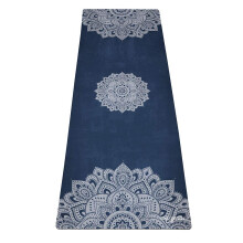 YOGA DESIGN LAB | The Combo Yoga Mat | 2-in-1 Mat+Towel | Eco Luxury | Ideal for Hot Yoga, Power, Bikram, Ashtanga, Sweat | Studio Quality | Includes