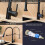 Matt Black Monobloc Kitchen Sink Mixer Tap with Pull Out Hose Spray Single Lever 5