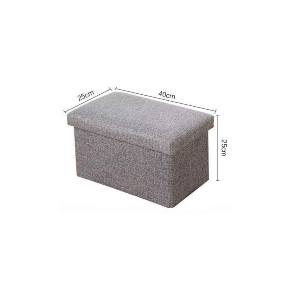 Storage box Foldable Ottoman Seat Toy Storage Box