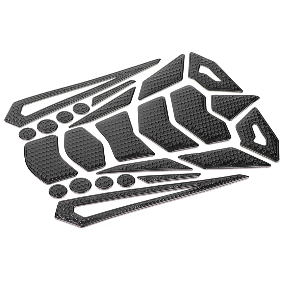 Black Fishbone Rubber Decal Sticker for Motorcycle Fuel Tank Protection&Customization-image-OPC-PHXD5ZZ-NEW