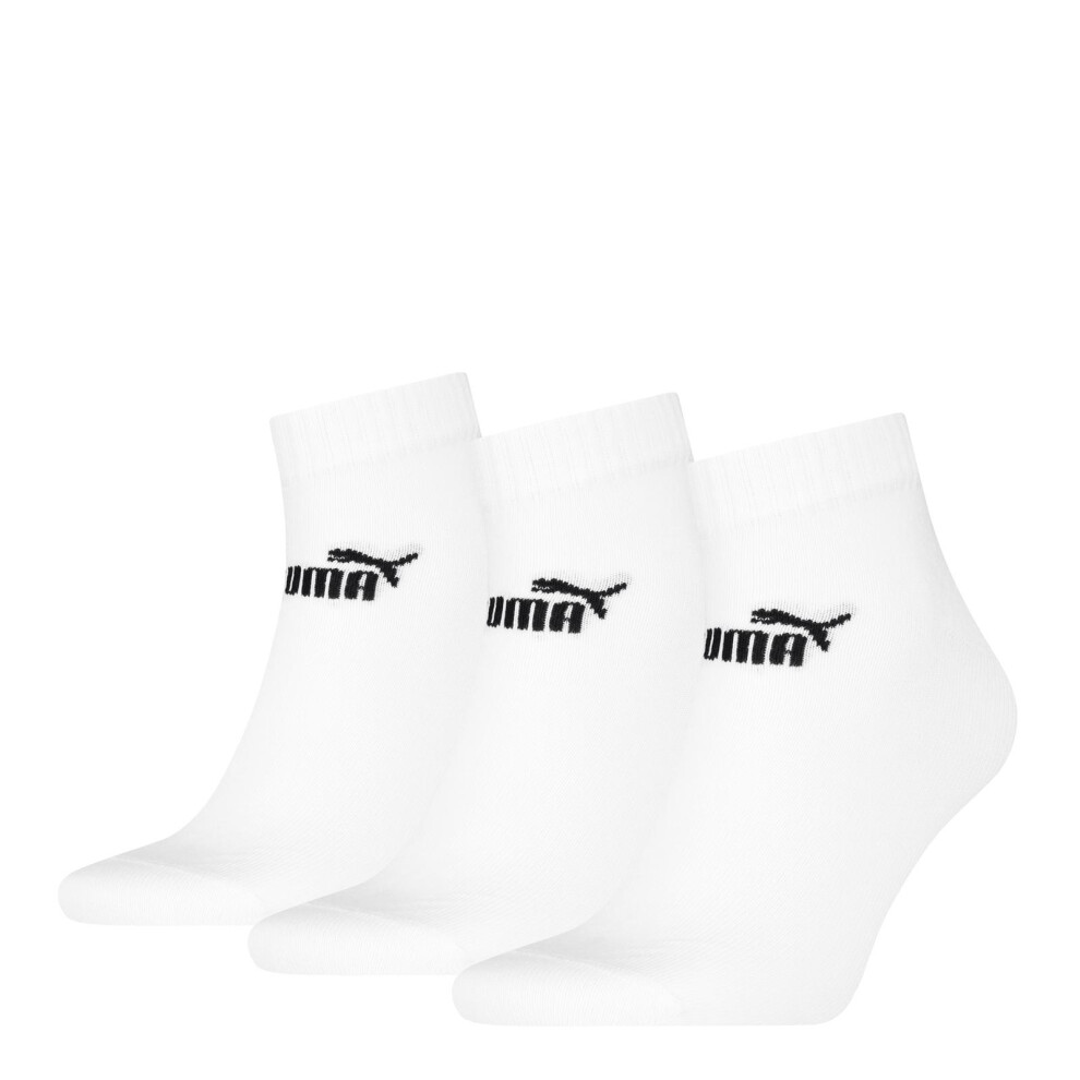 (6 UK-8 UK, White) Puma Unisex Adult Quarter Ankle Socks (Pack of 3)-image-OPC-PHSP8YM-NEW
