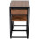 Homcom HOMCOM 3 Piece Dining Table Set with Metal Frame Natural 8