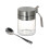 One-Touch Lid Spice Jar with Spoon - 10.1 fl oz Kitchen Storage Container Suitable for Various Kitchen Brands (Single Unit) 1