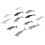 12pcs Mini Simulation Dolphin Models Educational Plastic Marine Animal Set 3