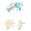 (blue) Fun Baking Journey with Professional Cookie Molds 4