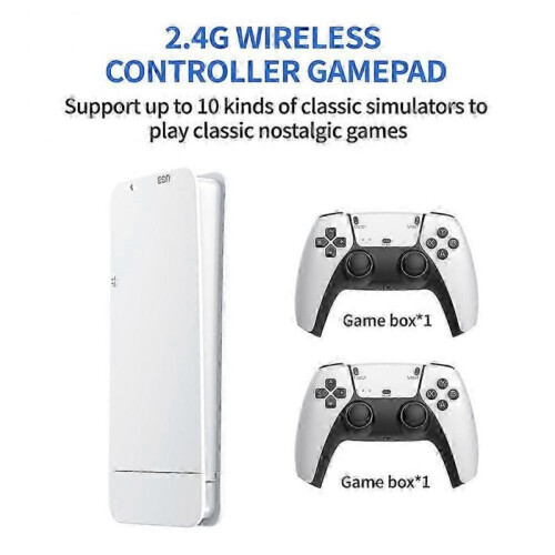 (M15 64G) 40000+ 4K HDMI TV Video Game Stick Retro Gaming Console w/ 2 Wireless Controller 2