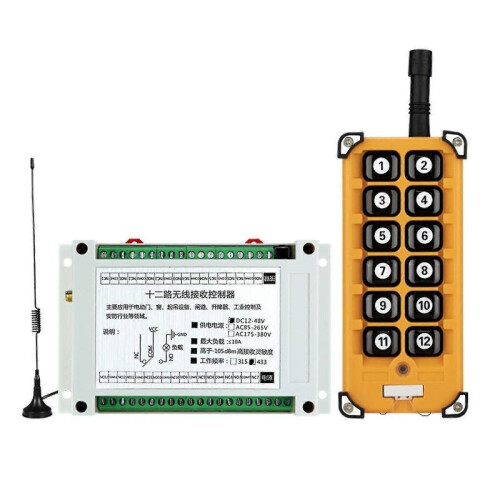 (315MHz) Dc12v 48v 12ch Channels 12ch Rf Wireless Remote Control Switch Remote Control