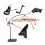 (Crank handle set)Patio Umbrella Accessories Deck Umbrella Accessories For Balcony Beach Patio 5