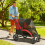 PawHut PawHut Foldable Pet Stroller for Large Dogs, Red/Black 1