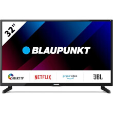 Blaupunkt BF32H2352CGKB 32 Inch HD Ready LED Smart TV with Freeview Play, 3 x HDMI, 2 x USB and USB Media Player - Black