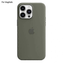 (Olive Green,Multicolor)For iPhone 14 Pro Case Compatible with MagSafe Liquid Silicone Phone Back Cover [Induction Popover]