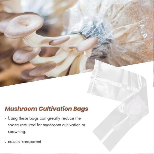 100pcs Mushroom Growing Bag Spawn Bags  Filter Breat - JS 1