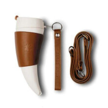 Goat Horns Coffee Mug 230ml Stainless Steel Vacuum Cup Flask Tea Cups Travel Couple Water Bottle - JA