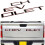 (Black with Red) Car Tailgate Inserts Letters 3d Raised Rear Emblems Decal Stickers 3m Adhesive Backing For Chevrolet 1