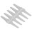 5pcs Metal Grass String Trimmer Blades Lawn Mower Replacement Trimmer Tool 2