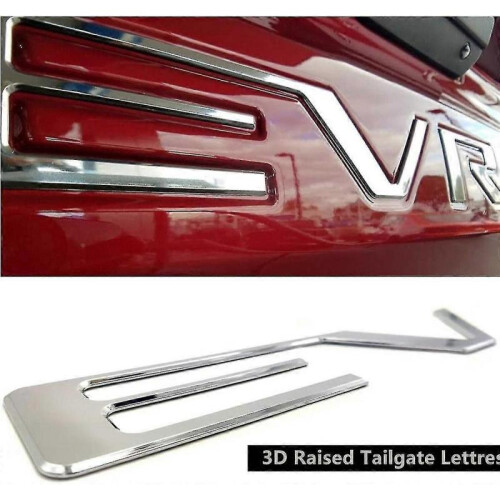 (Red) Car Tailgate Inserts Letters 3d Raised Rear Emblems Decal Stickers 3m Adhesive Backing For Chevrolet 1