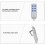 Universal 6 Button Motor Hospital Bed Remote Control - Replacement Remote Hand Control with 8 Pin for Lifting Bed - JA 3
