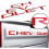 (Red) Car Tailgate Inserts Letters 3d Raised Rear Emblems Decal Stickers 3m Adhesive Backing For Chevrolet 1