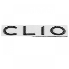 (Black) Car 3D Metal Emblem Badge Decals Rear Trunk Boot Words Logo Sticker For Renault Clio RS 2 3 4 5 6 Sport Styling Accessories