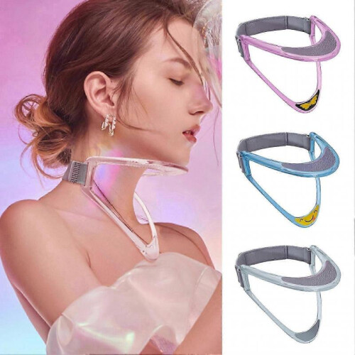 (Blue) Neck Brace Ergonomic Design Posture Correction Adjustable Cervical Neck Support Traction Device for Women Men 1
