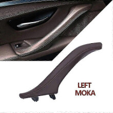 (LEFT MOKA) Lhd Rhd Left Right Interior Door Leather Pull Handle Assembly For Bmw 5 Series F10 F11 F18 520i 523i 525i 528i 535i - JZ