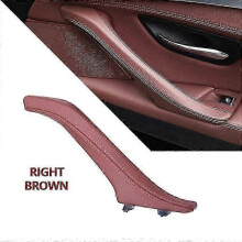 (RIGHT BROWN) Lhd Rhd Left Right Interior Door Leather Pull Handle Assembly For Bmw 5 Series F10 F11 F18 520i 523i 525i 528i 535i - JZ