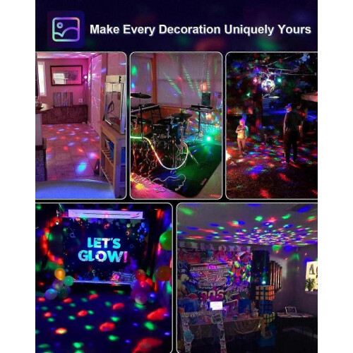 Sound Activated Party Lights , Rgb Disco Ball Light 2