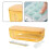 Promotional sales Silicone Ice Cube Tray with Lid Container & Scoop 3