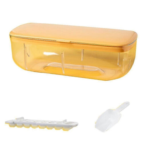 Promotional sales Silicone Ice Cube Tray with Lid Container & Scoop