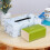 Tissue Box Holders,Tissue Box Cover Rectangular Leather Household Office Holder Box 3