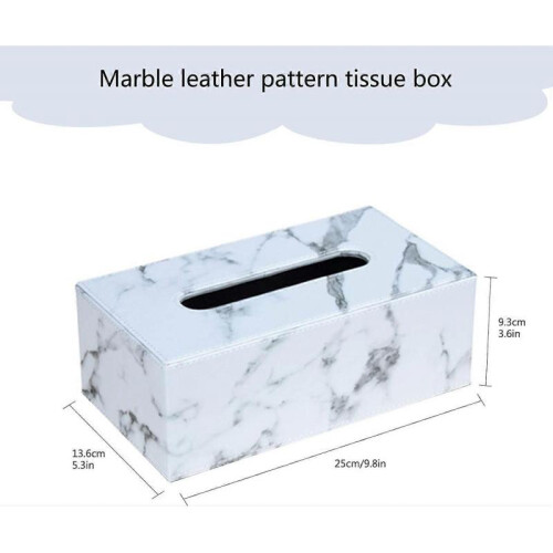Tissue Box Holders,Tissue Box Cover Rectangular Leather Household Office Holder Box 1