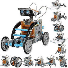 Promotional sales 12-in-1 Education Solar Robot Toys-190 Pieces DIY Building Science Experiment Engineering Kit for kids toys gifts for boys girls Age