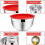 Promotional sales Stainless steel salad nesting bowl with lid 3