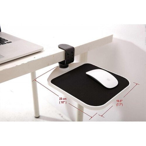New product,Rotating Ergonomic Mouse Pad Platform Under Desk Ergonomic Wrist (white) 2