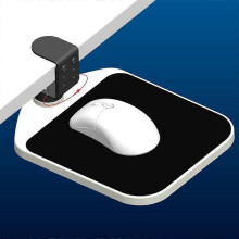 New product,Rotating Ergonomic Mouse Pad Platform Under Desk Ergonomic Wrist (white)