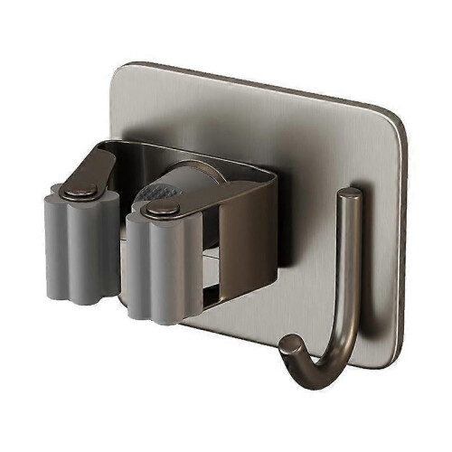 Bathroom Hook, Self Adhesive Wall Broom Hook 4 Pieces 8X6.7X4.5CM 1
