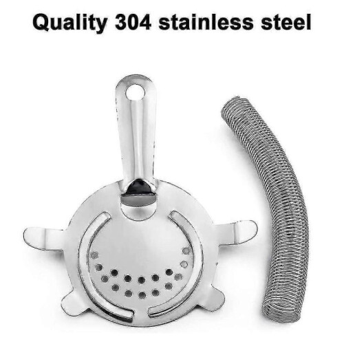 Promotional sales stainless steel cocktail strainer 2