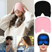 Aroma Season Ice Pack Migraine Hat Hot Cold Therapy Headache Pain Relief Cap