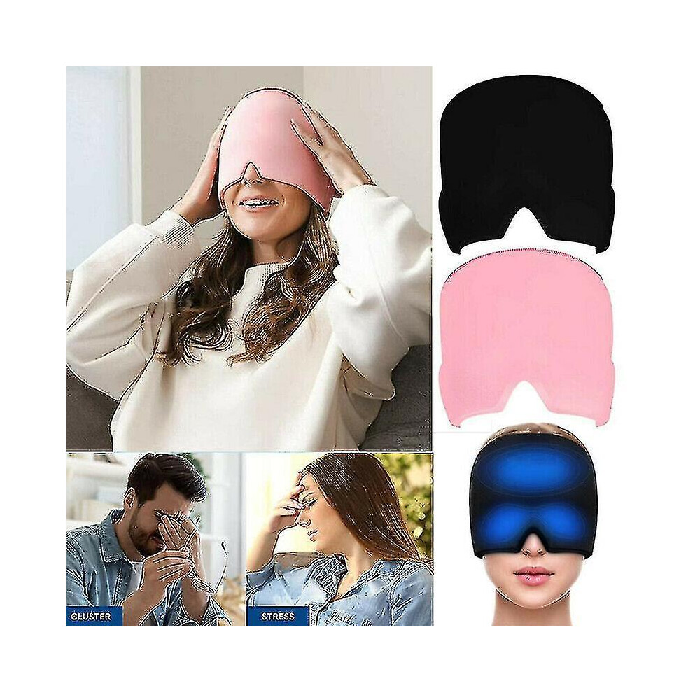 Aroma Season Ice Pack Migraine Hat Hot Cold Therapy Headache Pain Relief Cap