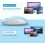 Bluetooth Mouse, 2.4G Wireless Bluetooth Mouse Dual Mode(Bluetooth 5.0/3.0+USB), Computer Mice 4