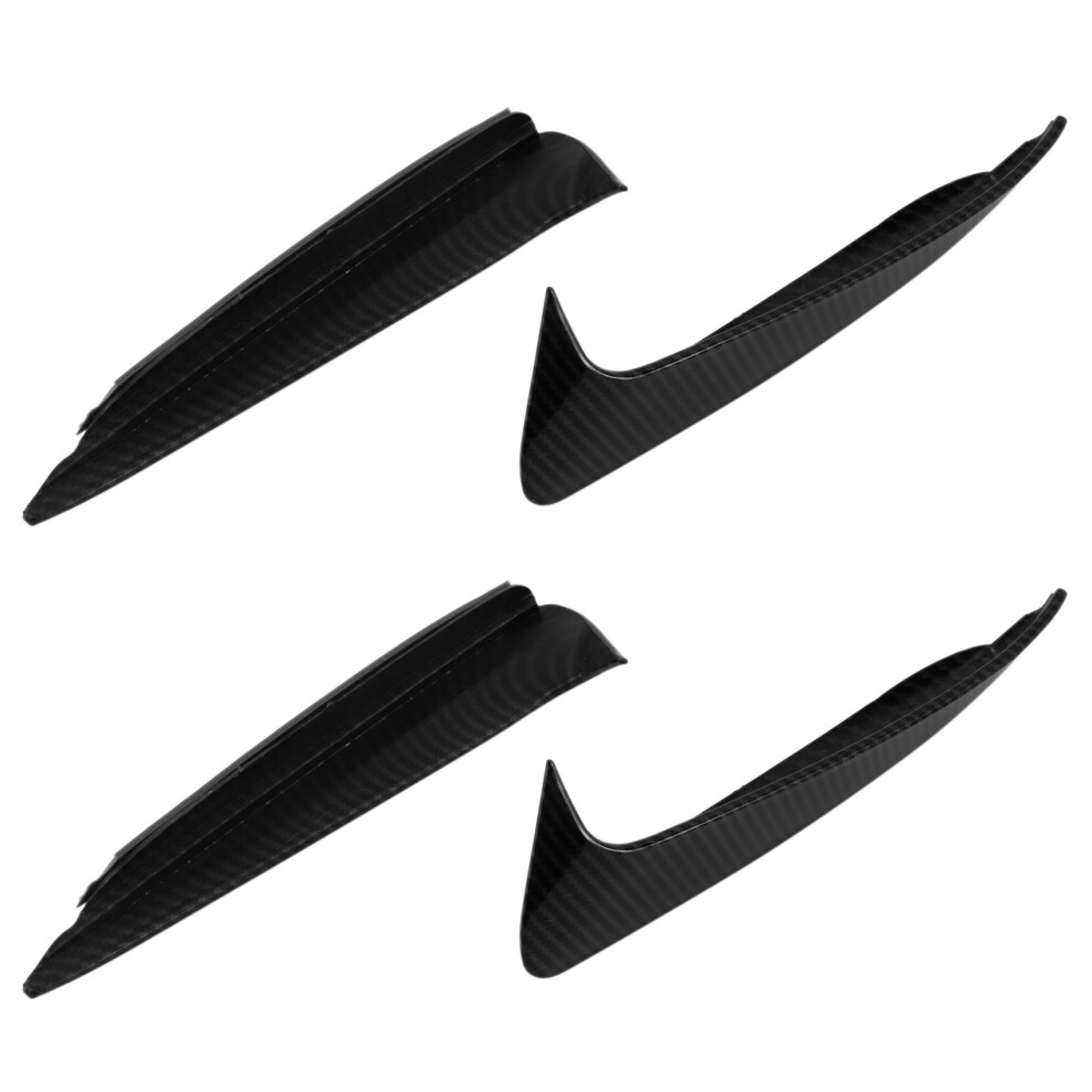 For C Class W205 C43 C63 Bumper Air Vent Cover 2014-19 2Pcs Black 4851117178894