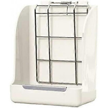 New product,Rabbit Hay Feeder Hay Feeder Rabbit Bowl White Rabbit Bowl Feeder Grass Feeder Food Bowls for Small