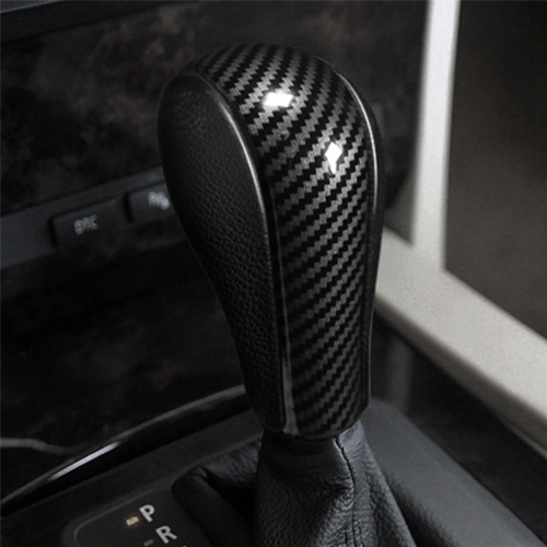 Carbon Fiber Shift Handle Cover For 5 Series E60 X3 E83 6 Series 2