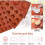 Baking mold hemisphere 3 pieces round silicone mold praline mold ball Flexible chocolate 3