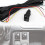 4PCS Car Seat Heater 12V Pads with 2 Dial 5 Level Switch for 6