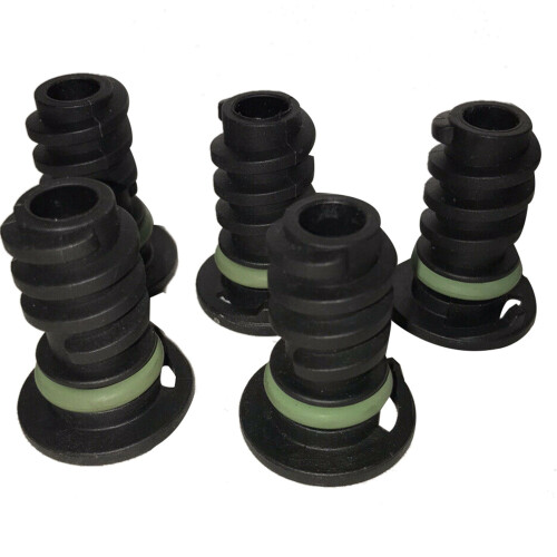 Engine Oil Pan Drain Screw Plug Plastic (Green Apron) 10PCS 2