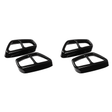 Stainless Steel Car Rear Dual Exhaust Muffler Pipe Cover Trim Panel