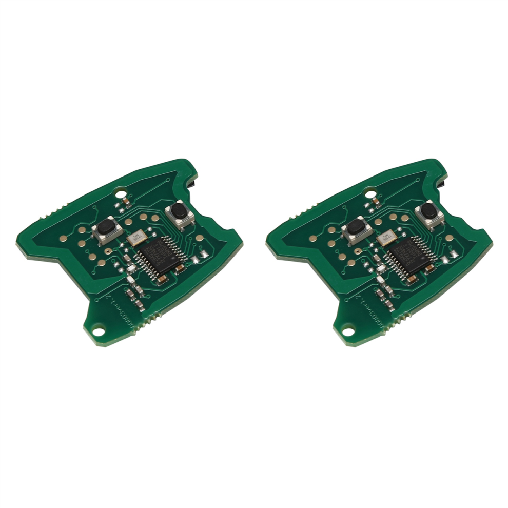433Mhz 2 Button Remote Key Fob Circuit Board For 307 4851117190599