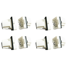 2Pcs Rear Seat Buckle for for 301 208 C3 C4 C- Elysee